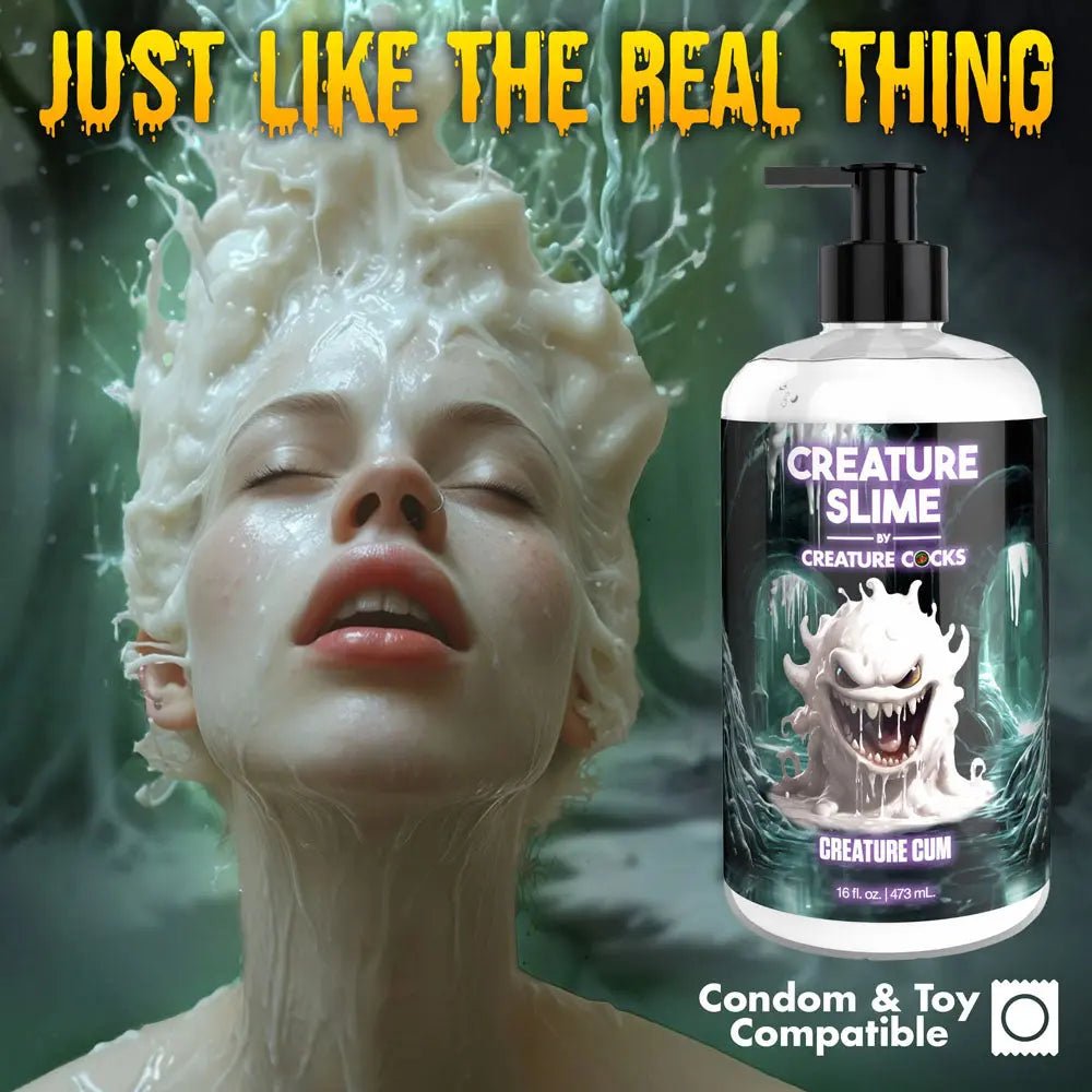 Shop affordable quality Creature Slime by Creature Cocks - Creature Cum - Cum Lubricant - 473 ml Pump Bottle - Discreet Intimate Essentials - LOTIONS & LUBES - XR Brands