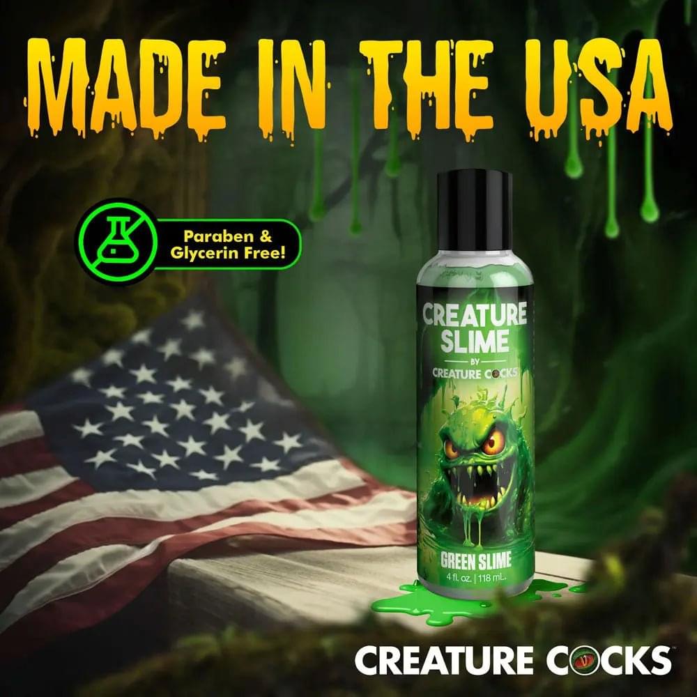 Creature Slime by Creature Cocks -  Slime -  Water Based Lubricant - 118 ml Bottle XR Brands Discreet Intimate Essentials.