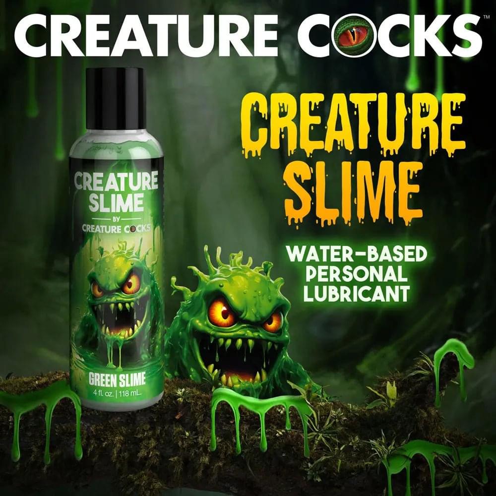 Creature Slime by Creature Cocks -  Slime -  Water Based Lubricant - 118 ml Bottle XR Brands Discreet Intimate Essentials.