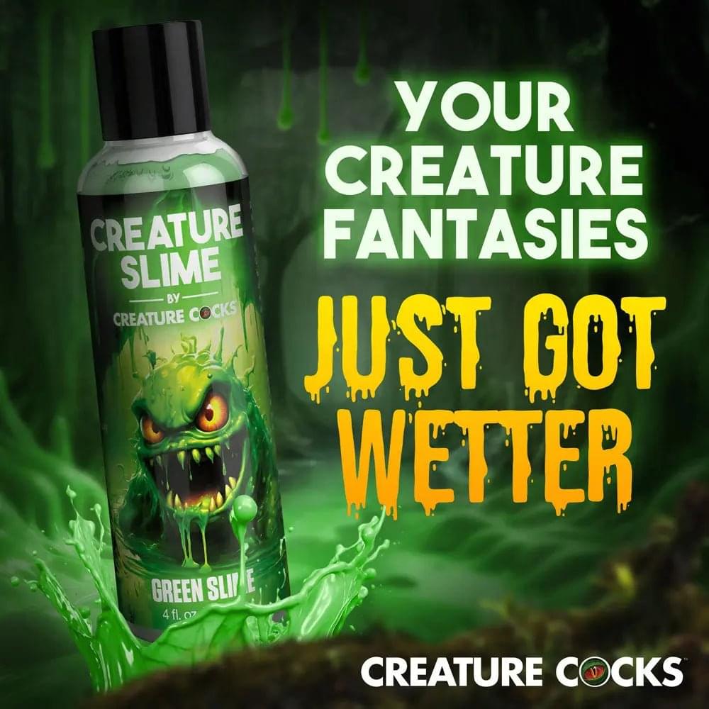 Creature Slime by Creature Cocks -  Slime -  Water Based Lubricant - 118 ml Bottle XR Brands Discreet Intimate Essentials.