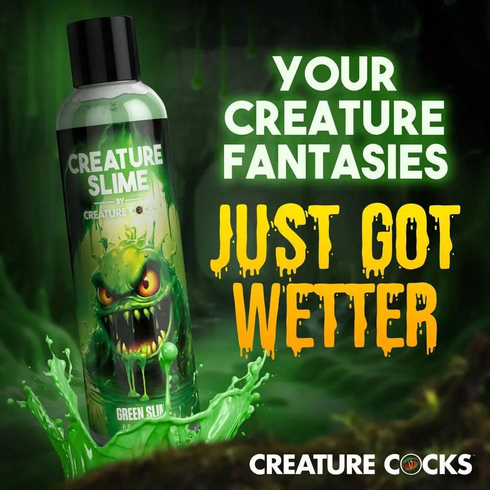 Creature Slime by Creature Cocks -  Slime -  Water Based Lubricant - 237 ml Bottle XR Brands Discreet Intimate Essentials.