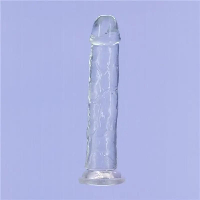 Crystal Dildo Straight 9in Clear Addiction Discreet Intimate Essentials.