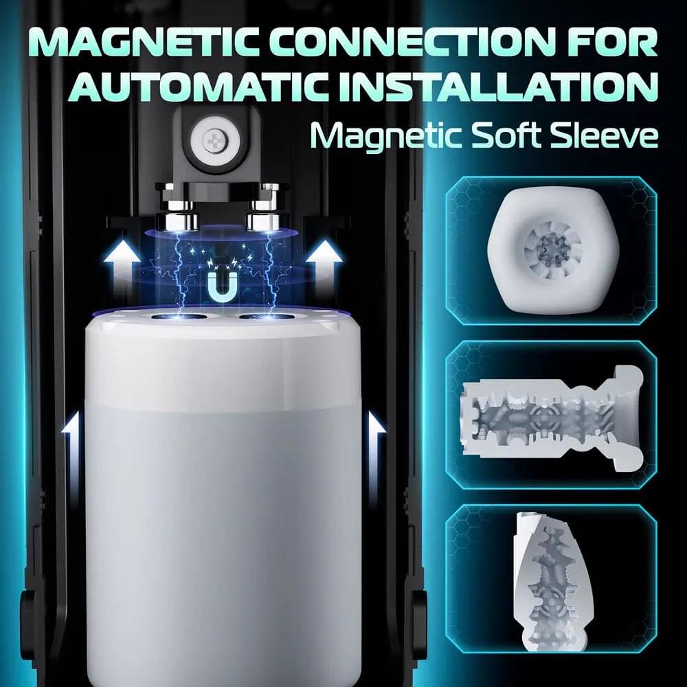 CyberSkin The Titan -  USB Rechargeable Thrusting & Vibrating Auto Masturbator with Heater CyberSkin Discreet Intimate Essentials.