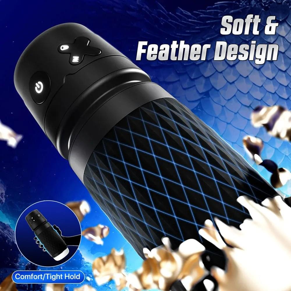 CyberSkin The Warrior -  USB Rechargeable Sucking & Vibrating Auto Masturbator CyberSkin Discreet Intimate Essentials.