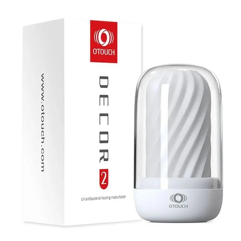 DECOR 2 Masturbator Sleeve w UV Sterilization and Heating Unit OTouch Discreet Intimate Essentials.