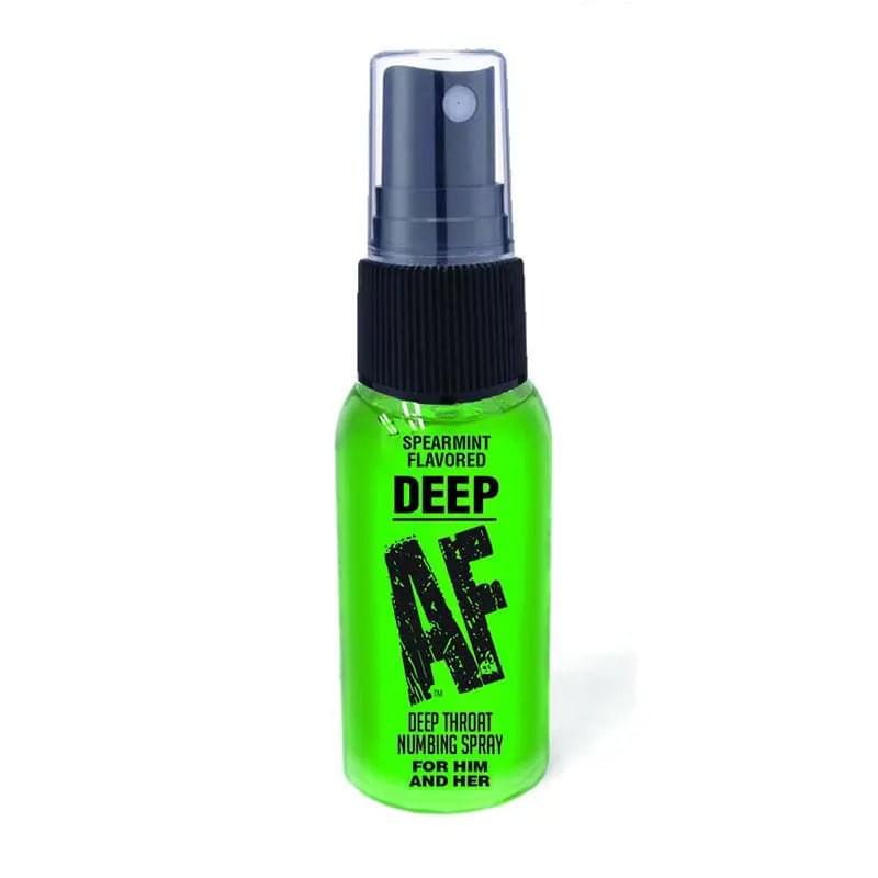 Deep AF - Mint - Mint Flavoured Deep Throat Spray - 29 ml Little Genie Discreet Intimate Essentials.