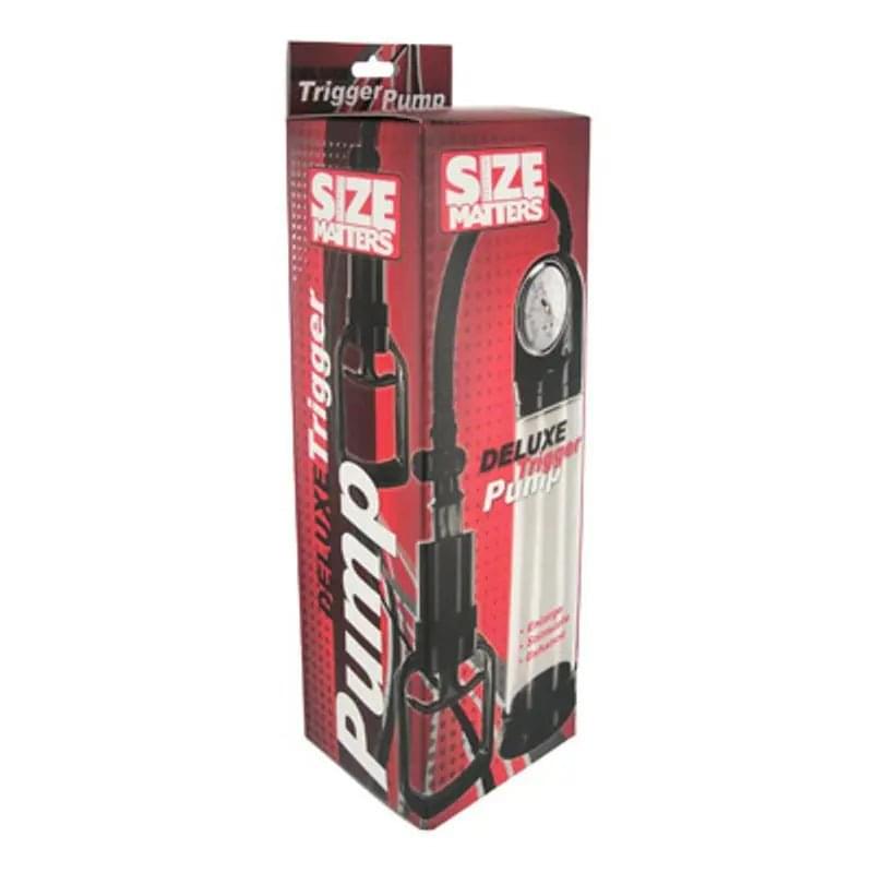 Deluxe Trigger Penis Pump Size Matters Discreet Intimate Essentials.