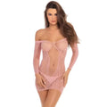 Demure Long Sleeve Mini Dress Rene Rofe Sexy Discreet Intimate Essentials.