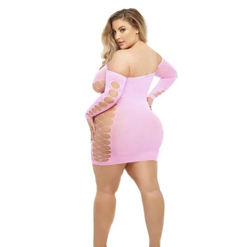 Diamond Drippin Dress Black Pink Lipstick Discreet Intimate Essentials.