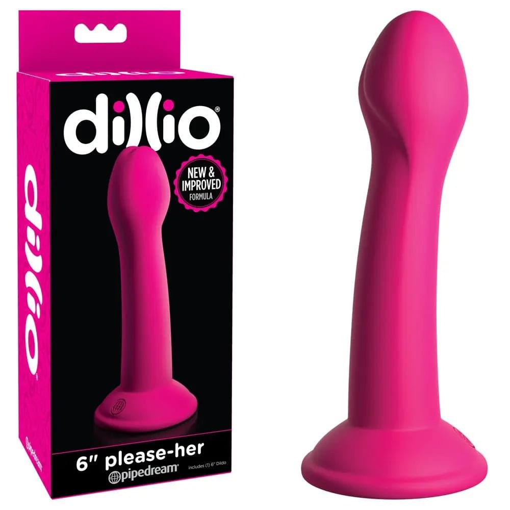 Dillio 6'' Please-Her -  15.2 cm Dong Pipedream Discreet Intimate Essentials.