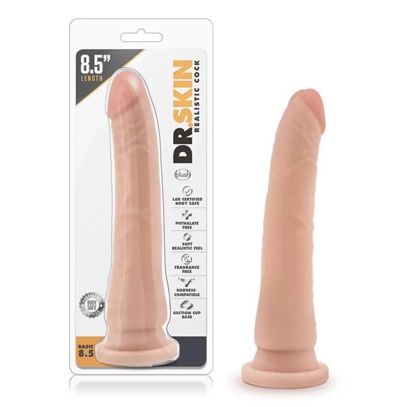 Dr. Skin - Realistic Cock - Basic 8.5 -  21.6 cm (8.5'') Dong Blush Novelties Discreet Intimate Essentials.