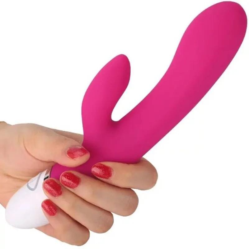Dreamer 7 Mode Silicone Rechargeable Rabbit Vibrator Pink Lovetoy Discreet Intimate Essentials.