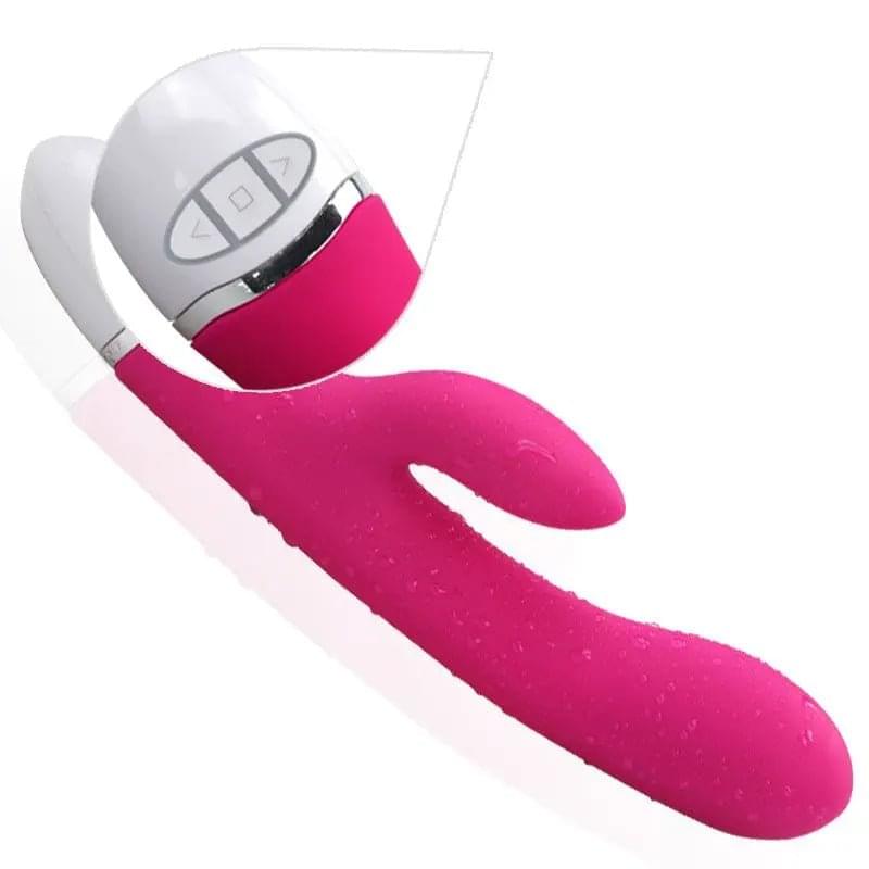 Dreamer 7 Mode Silicone Rechargeable Rabbit Vibrator Pink Lovetoy Discreet Intimate Essentials.