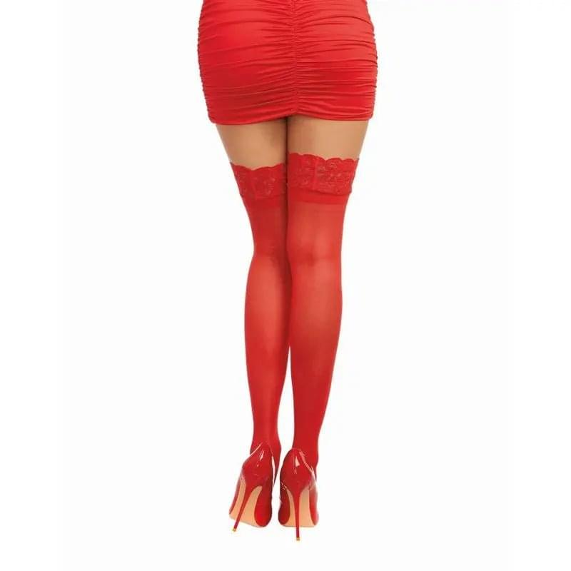 Dreamgirl Lace Top Thigh High Stockings Black Dreamgirl Discreet Intimate Essentials.