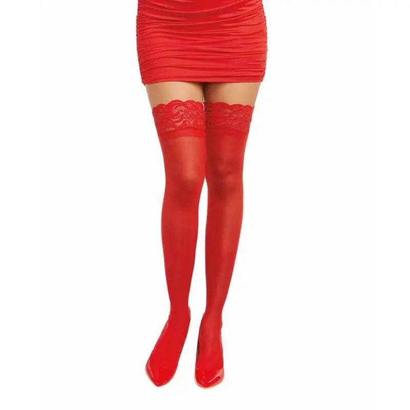 Dreamgirl Lace Top Thigh High Stockings Black Dreamgirl Discreet Intimate Essentials.