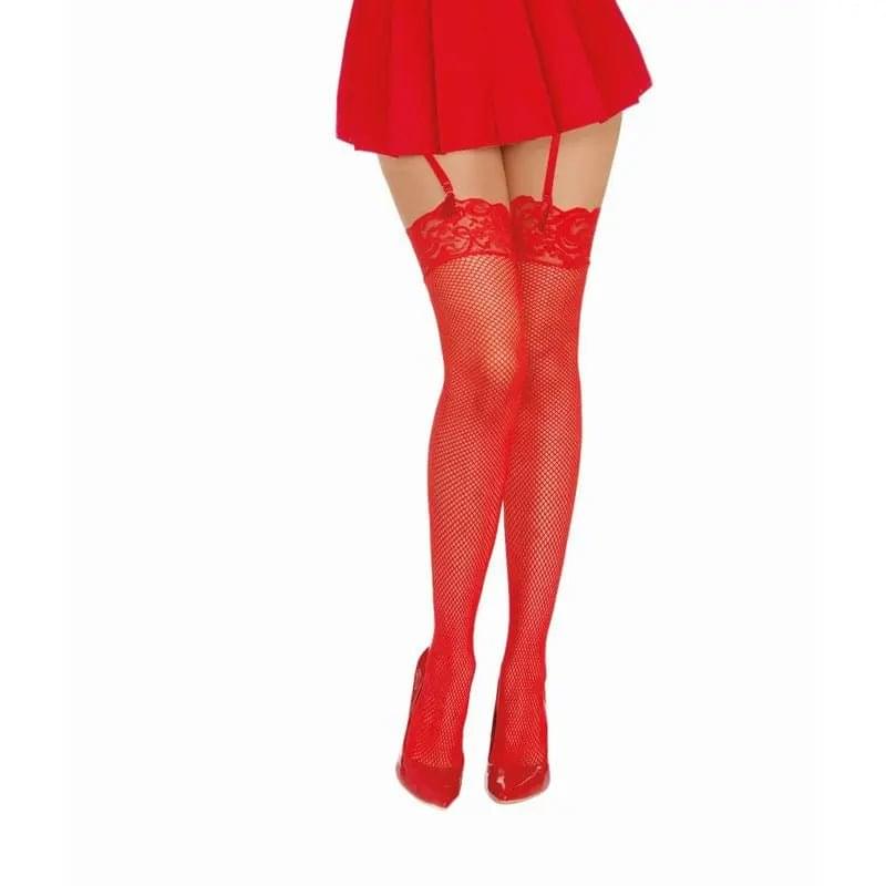 Dreamgirl Thigh High Fishnet Stockings Black Dreamgirl Discreet Intimate Essentials.