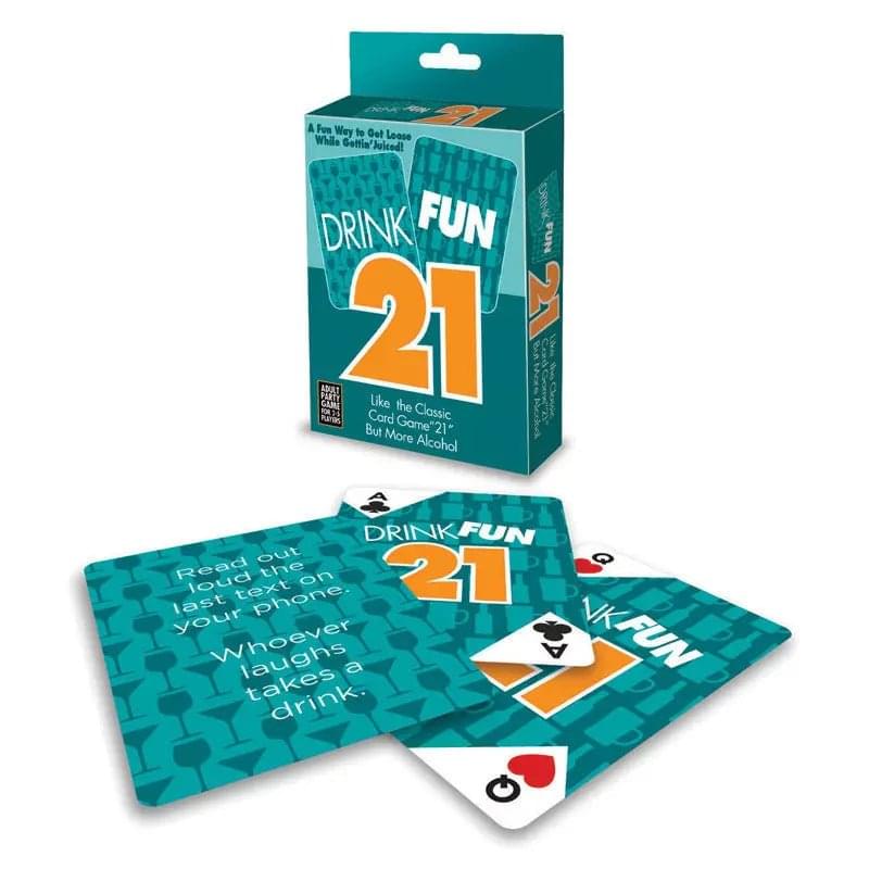 Drink Fun 21 - Adult Drinking Party Game Little Genie Discreet Intimate Essentials.
