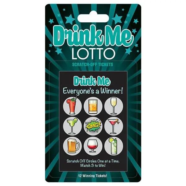Drink Me Lotto - Party Scratcher Little Genie Discreet Intimate Essentials.