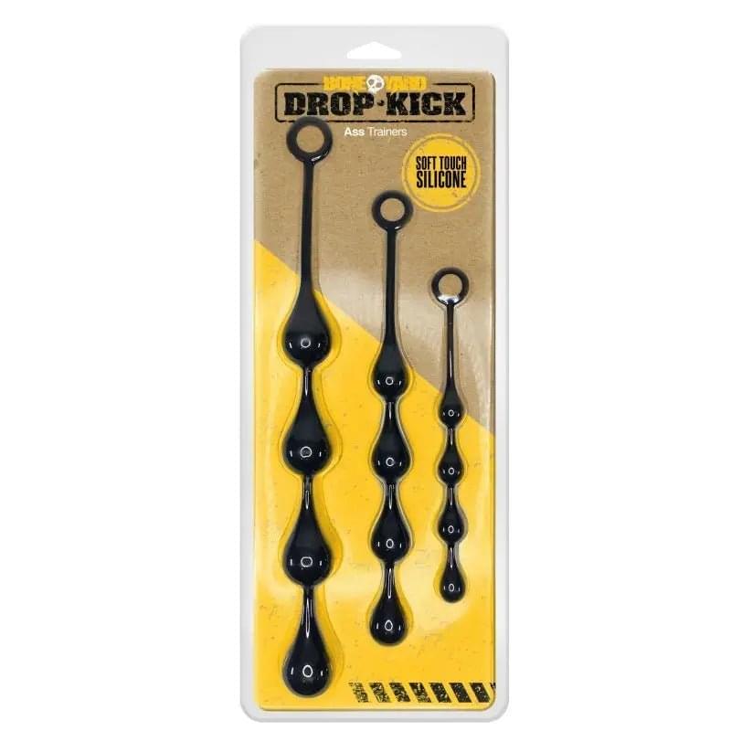 Drop-Kick Silicone Beginner Ass Training Kit 3 Pc Boneyard Discreet Intimate Essentials.