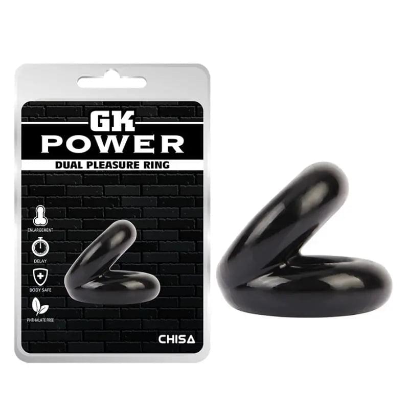 Dual Pleasure Ring Black GK Power Discreet Intimate Essentials.