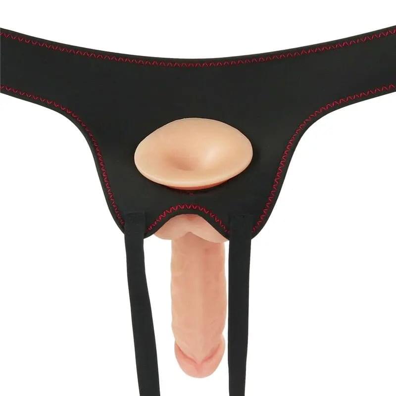 Easy Strap On Set 7.5in Lovetoy Discreet Intimate Essentials.