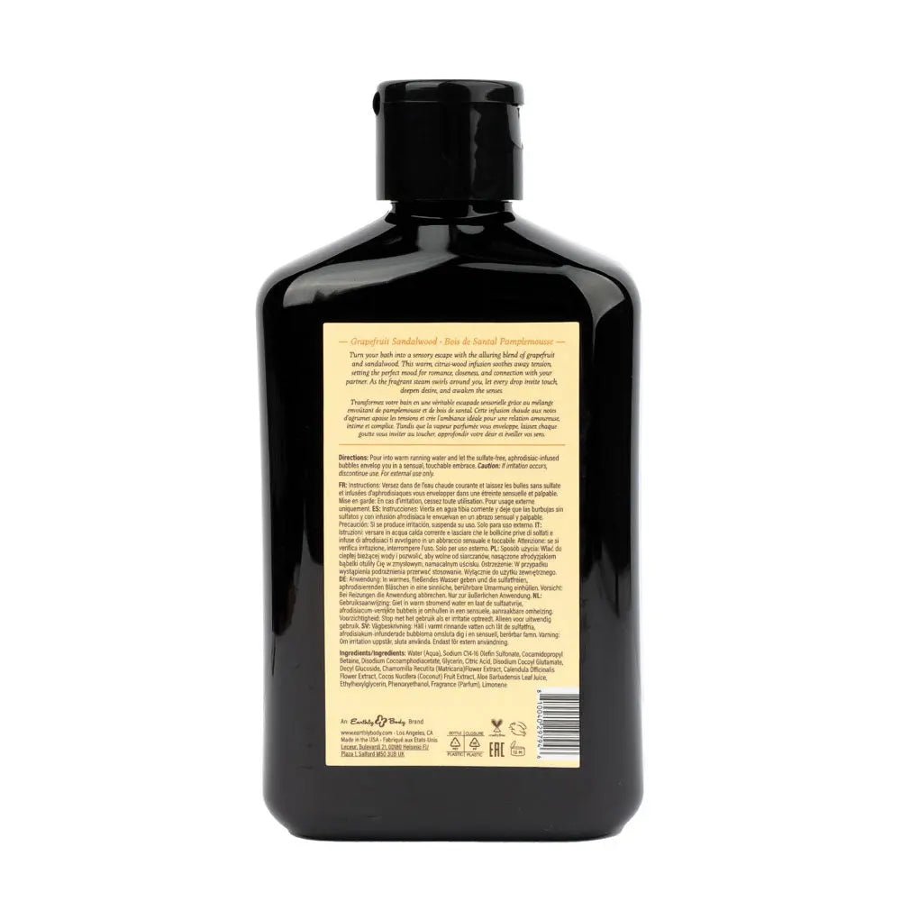 Shop affordable quality EB Aphrodisiac Bubble Bath GRAPEFRUIT SANDALWOOD - 250 ml - Grapefruit Sandalwood Scented Bubble Bath - 250 ml Bottle - Discreet Intimate Essentials - HEALTH CARE - Earthly Body
