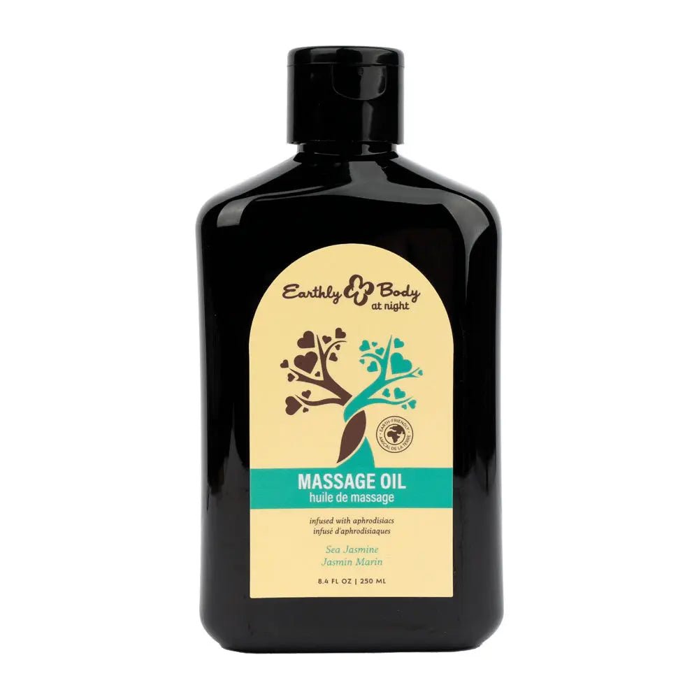 Shop affordable quality EB Aphrodisiac Massage Oil SEA JASMINE - 250 ml - Sea Jasmine Scented Massage Oil - 250 ml Bottle - Discreet Intimate Essentials - LOTIONS & LUBES - Earthly Body