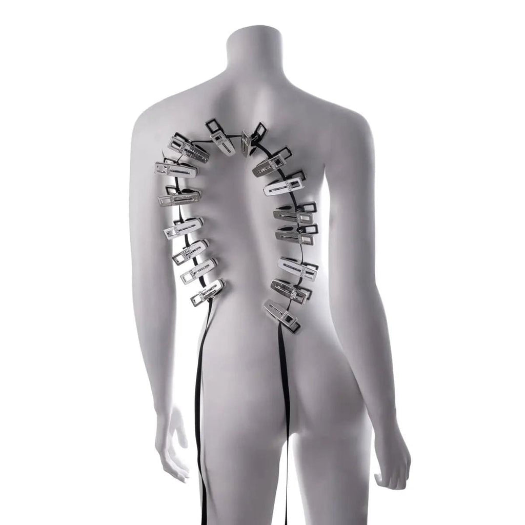 EDGE Body Zipper Clothes Pins -   Pins - Set of 16 Sportsheets Discreet Intimate Essentials.