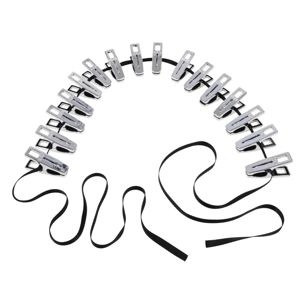 EDGE Body Zipper Clothes Pins -   Pins - Set of 16 Sportsheets Discreet Intimate Essentials.