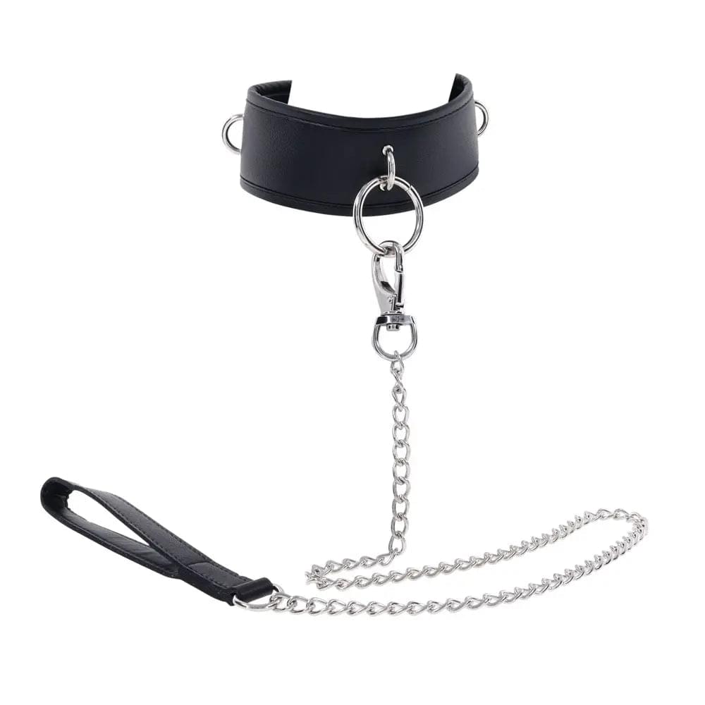 EDGE Collar & Leash -  Neck Restraint with Heavy Duty Metal Leash Sportsheets Discreet Intimate Essentials.