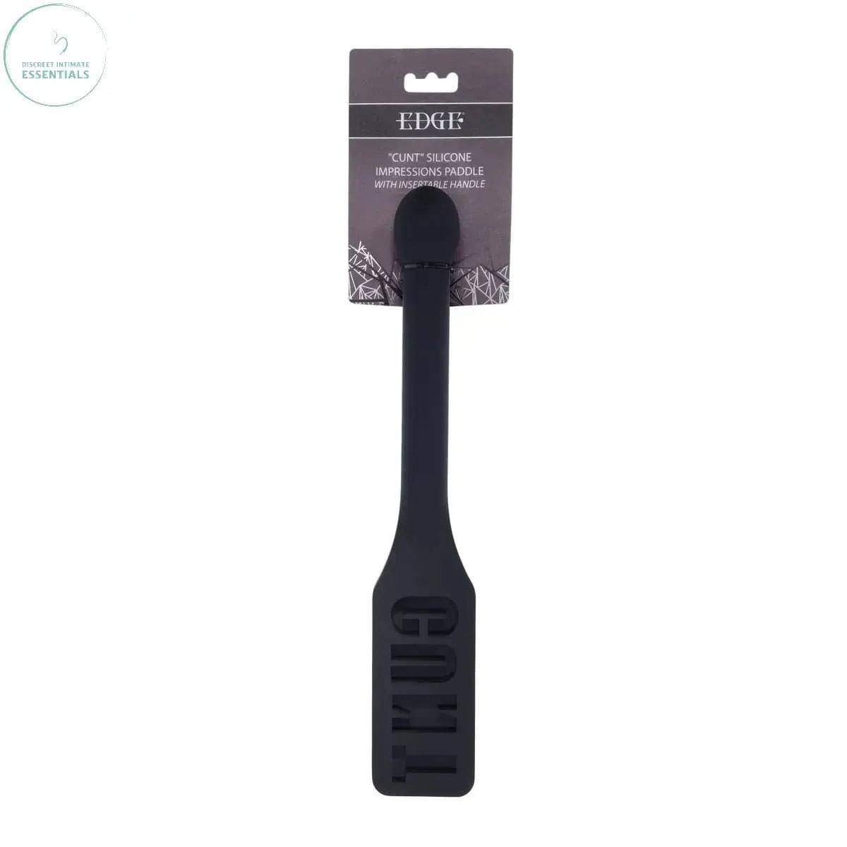 EDGE CUNT Silicone Paddle -  Silicone Paddle with Insertable Handle Sportsheets Discreet Intimate Essentials.