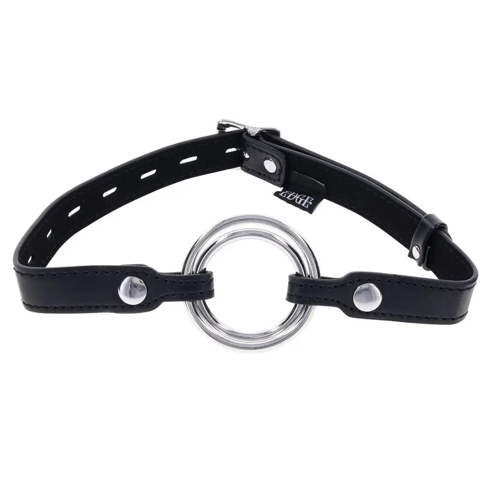 EDGE Interchangeable Ring Gag -  Mouth Gag Restraint with 2 Interchangeable Pieces Sportsheets Discreet Intimate Essentials.