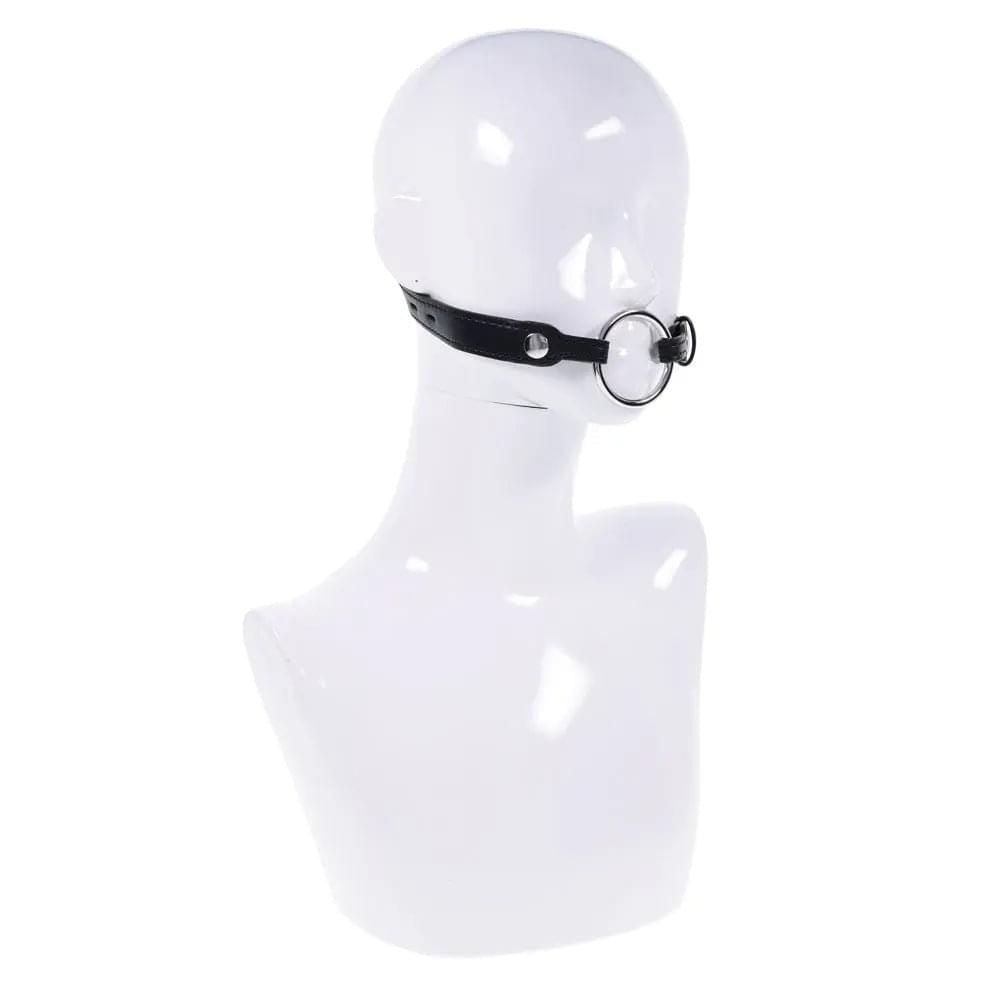 EDGE Interchangeable Ring Gag -  Mouth Gag Restraint with 2 Interchangeable Pieces Sportsheets Discreet Intimate Essentials.