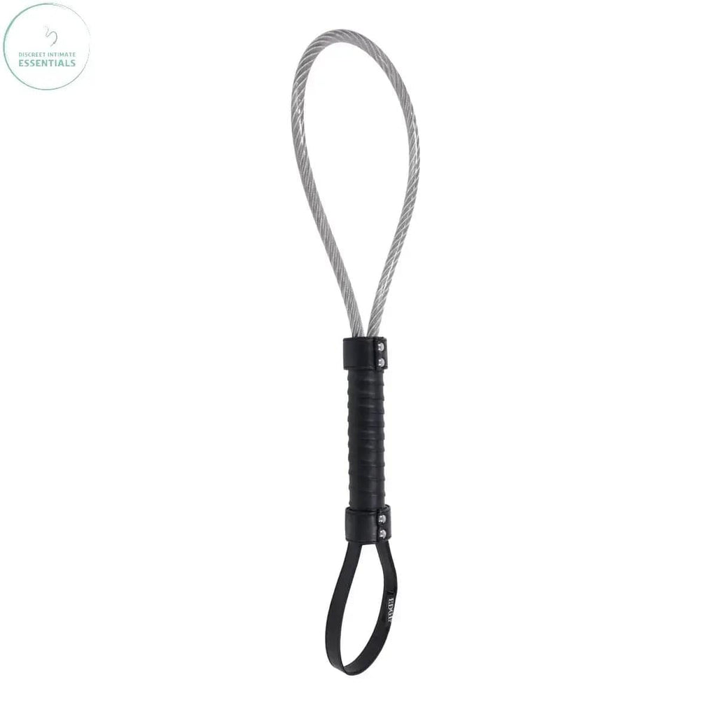 EDGE Metal Loop Spanker - Metal Spanker Whip Sportsheets Discreet Intimate Essentials.
