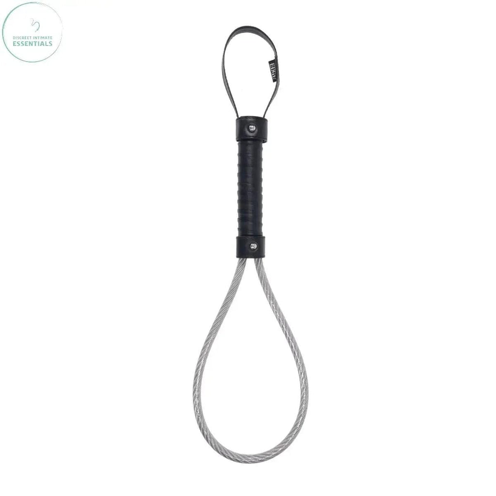 EDGE Metal Loop Spanker - Metal Spanker Whip Sportsheets Discreet Intimate Essentials.