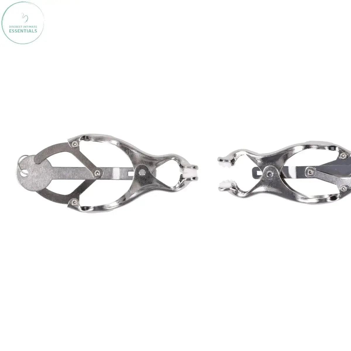 EDGE Tuggable Clover Clamps - Metal Nipple Restraints Sportsheets Discreet Intimate Essentials.