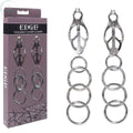 EDGE Tuggable Clover Clamps - Metal Nipple Restraints Sportsheets Discreet Intimate Essentials.