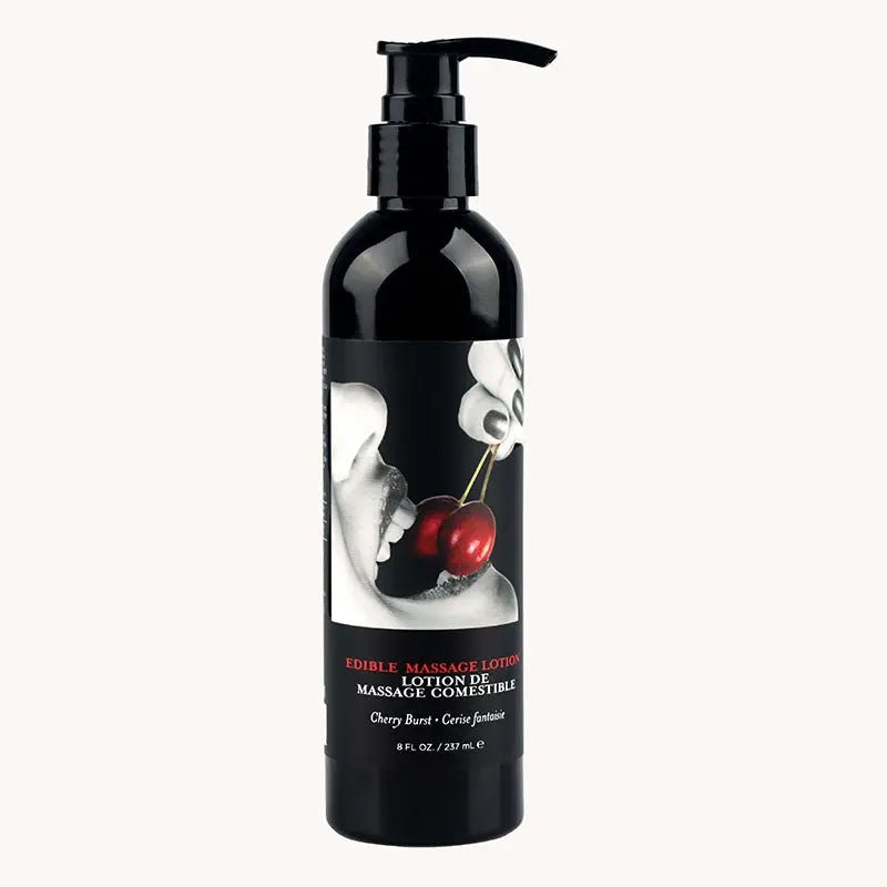 Shop affordable quality Edible Massage Lotion - Cherry - Cherry Flavoured Massage Lotion - 237 ml - Discreet Intimate Essentials - LOTIONS & LUBES - Earthly Body