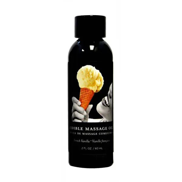 Shop affordable quality Edible Massage Oil - French Vanilla Flavoured - 59 ml Bottle - Discreet Intimate Essentials - LOTIONS & LUBES - Earthly Body