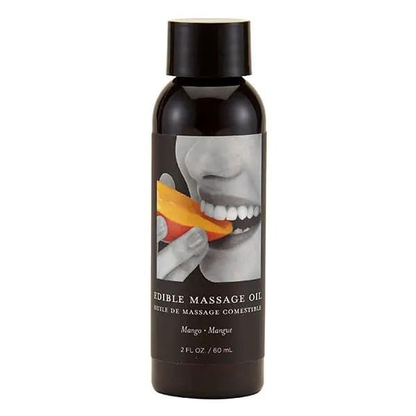 Edible Massage Oil - Mango Flavoured - 59 ml Bottle Earthly Body Discreet Intimate Essentials.