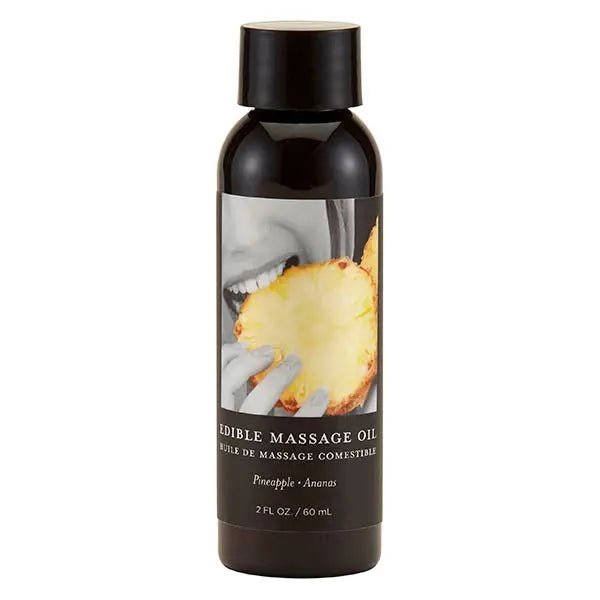 Shop affordable quality Edible Massage Oil - Pineapple - Pineapple Flavoured - 59 ml Bottle - Discreet Intimate Essentials - LOTIONS & LUBES - Earthly Body