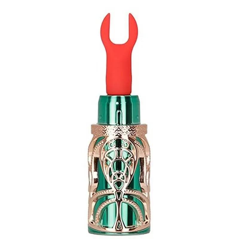 Emerald Kiss 4 In 1 Lipstick Vibrator BMS Discreet Intimate Essentials.