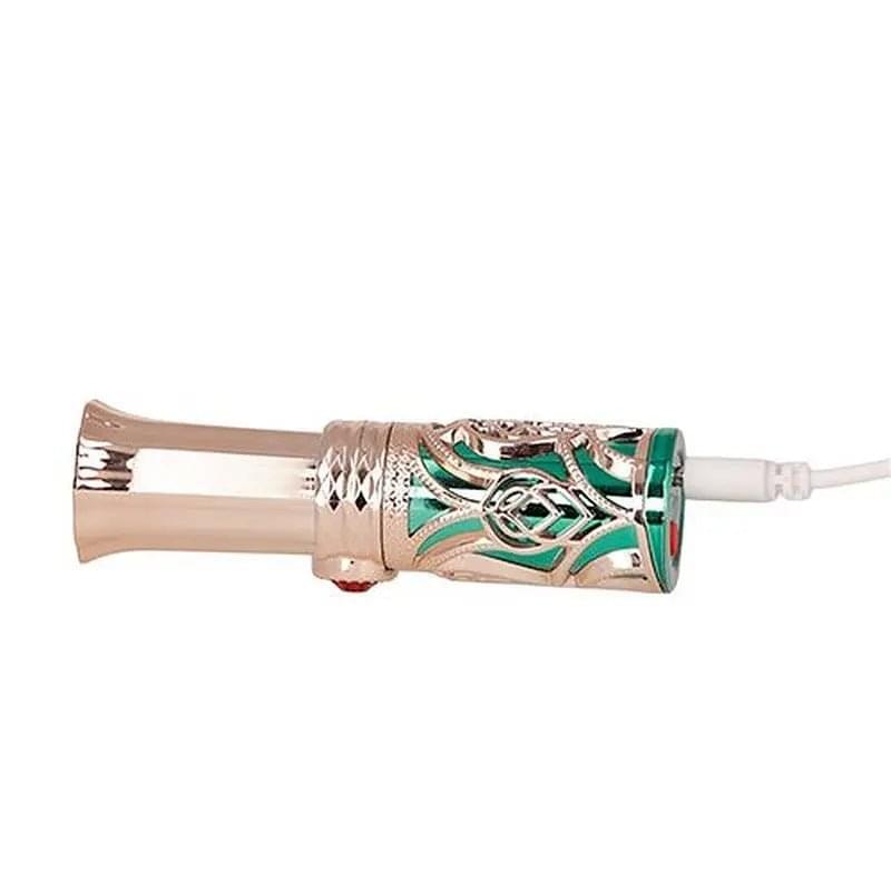 Emerald Kiss 4 In 1 Lipstick Vibrator BMS Discreet Intimate Essentials.