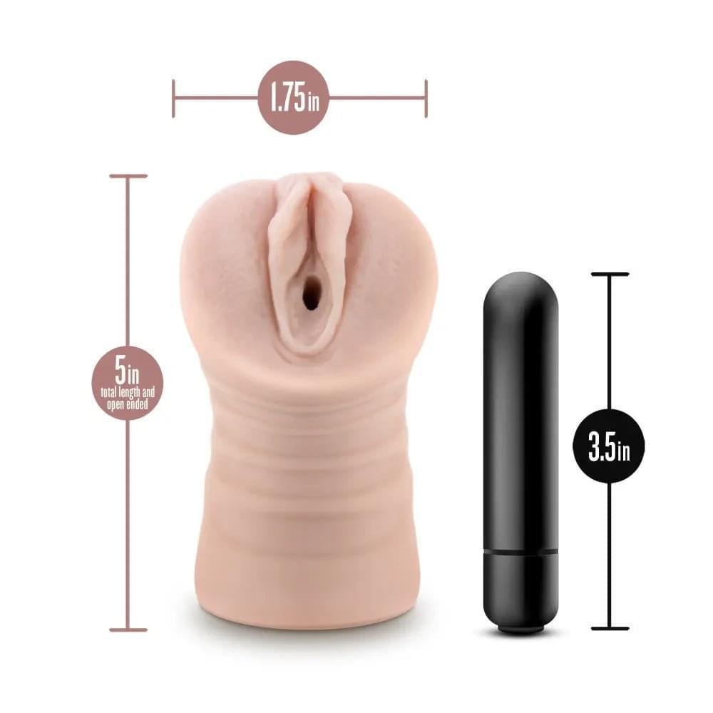 EnLust - Ayumi -  Vibrating Vagina Stroker Blush Novelties Discreet Intimate Essentials.