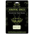 Erotic Dice - Glow in the Dark Couple's Dice Game Pipedream Discreet Intimate Essentials.