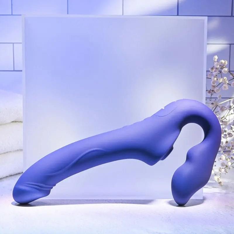 Evolved 2 BECOME 1 -  23.5 cm USB Rechargeable Strapless Strap-On with Remote Evolved Discreet Intimate Essentials.