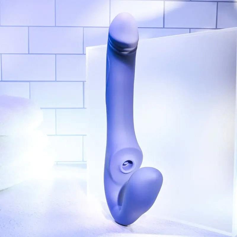 Evolved 2 BECOME 1 -  23.5 cm USB Rechargeable Strapless Strap-On with Remote Evolved Discreet Intimate Essentials.