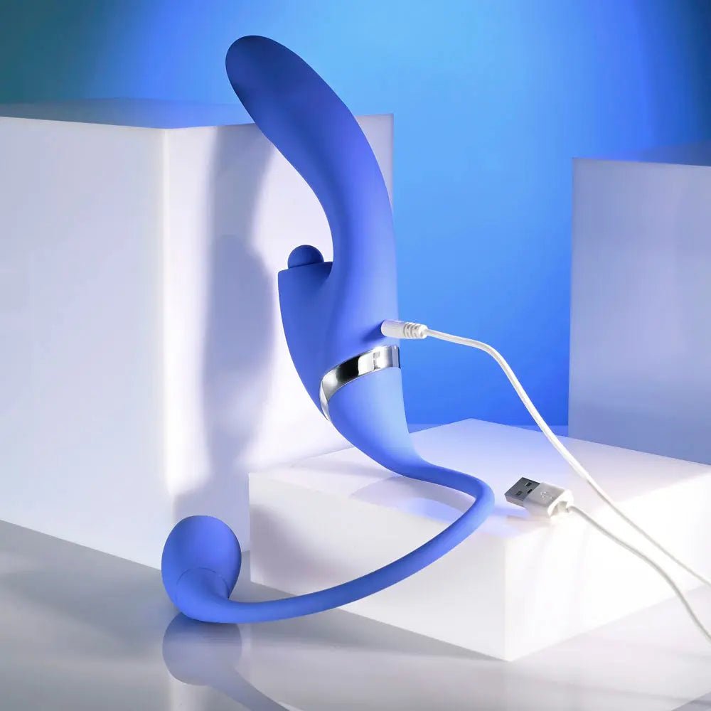 Shop affordable quality Evolved ALL IN - USB Recahrgeable Triple Stimulating Vibrator - Discreet Intimate Essentials - VIBRATORS - Evolved