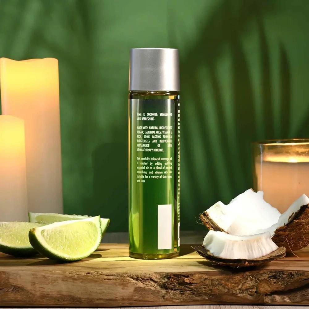 Evolved ANOINT PERFUMERY - Lime Infused Coconut - Lime Infused Coconut Massage Oil - 120 ml Bottle Evolved Discreet Intimate Essentials.