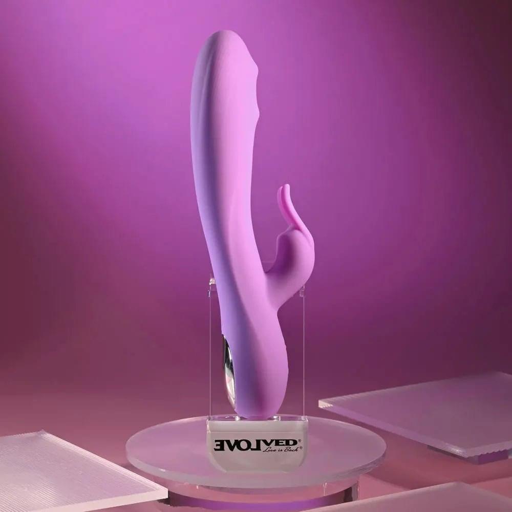 Evolved BEAD THE WAY -  23.2 cm USB Rechargeable Rabbit Vibrator Evolved Discreet Intimate Essentials.